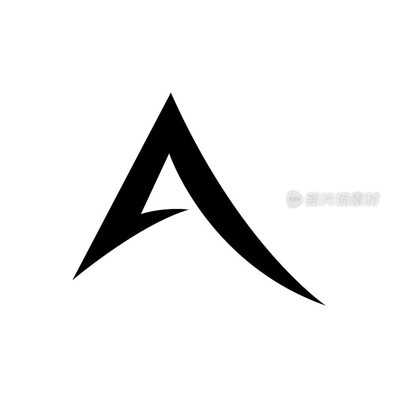 A Logo风格形状